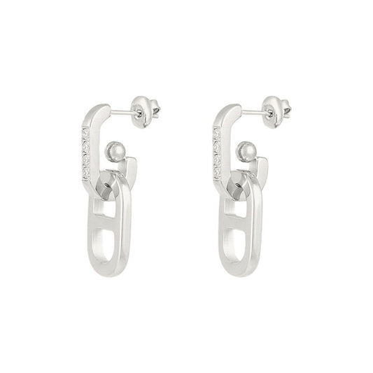 HARMONIA | Boucles d'oreilles argentées - Ice Dinasty