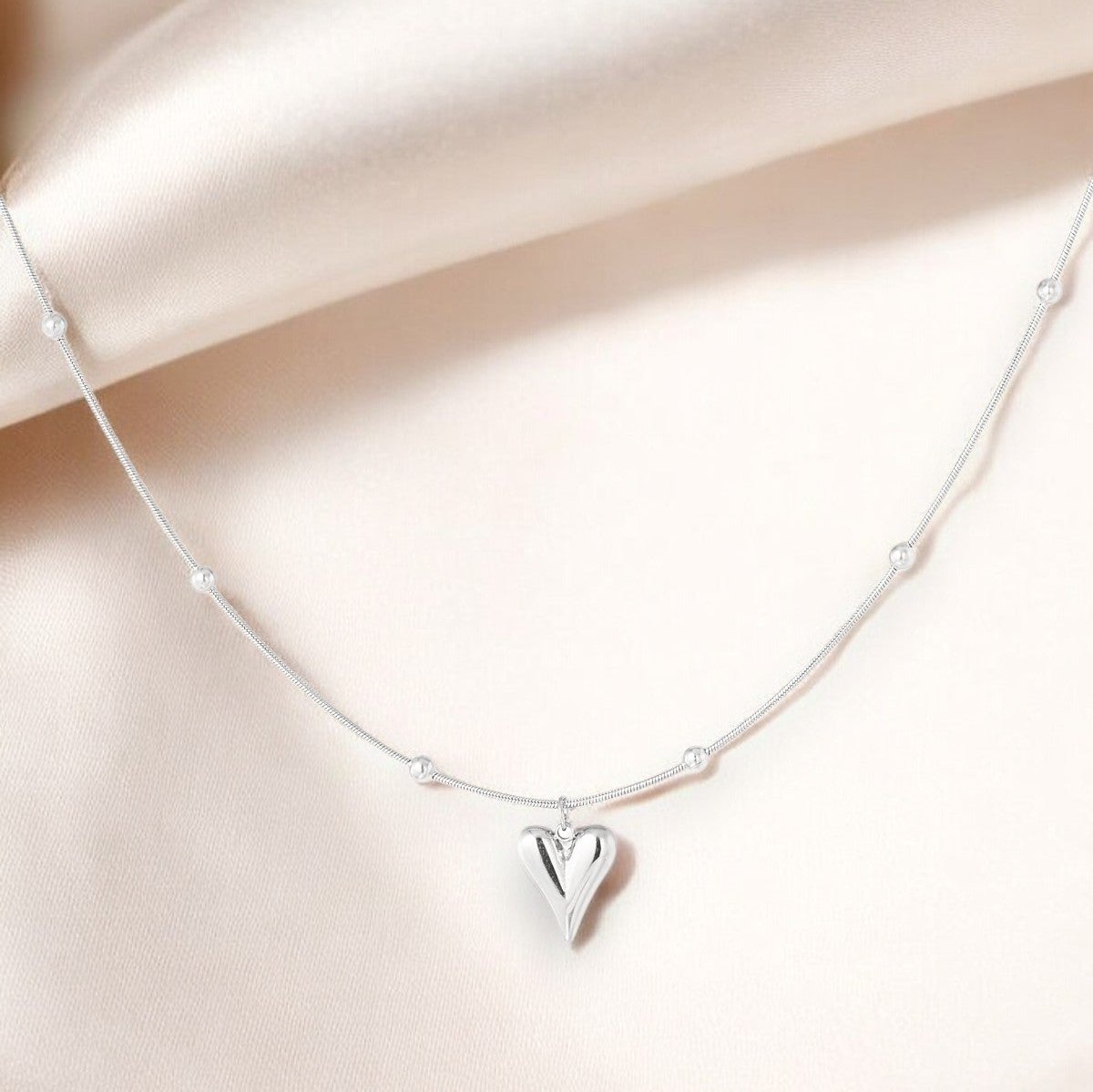 LOVELY | Collier argenté - Ice Dinasty