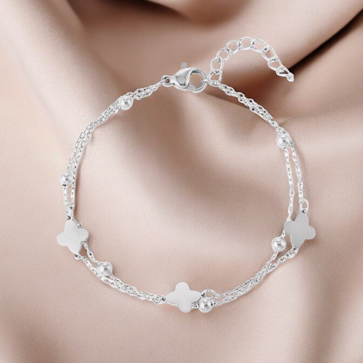 RHEA | Bracelet argenté - Ice Dinasty