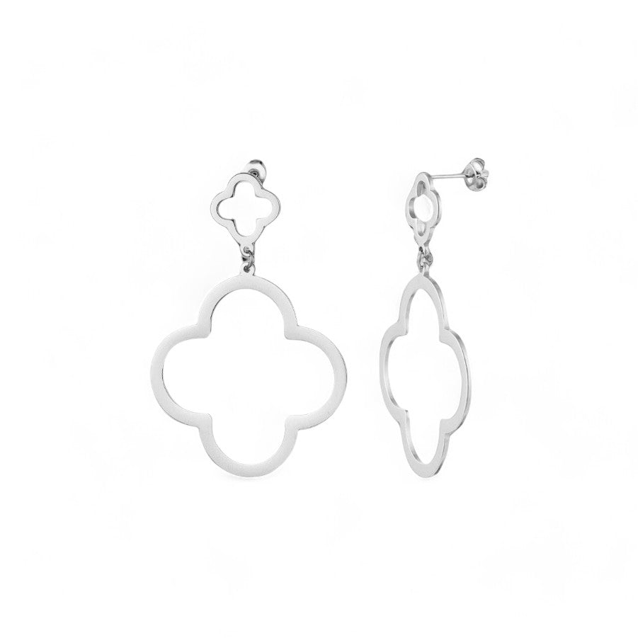 THEA | Boucles d'oreilles argentées - Ice Dinasty